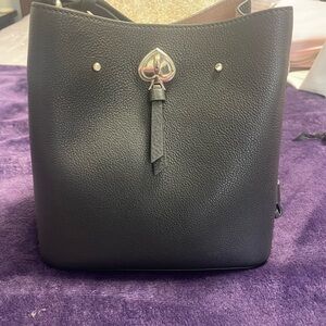 Kate Spade Black Shoulder Bag with Spade Lock